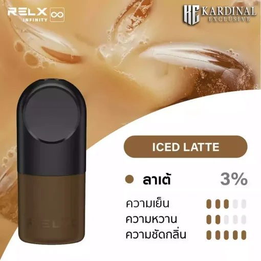 relx infinity single pod iced latte